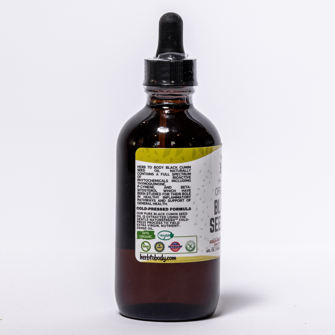 Organic Black Seed Oil: 8oz