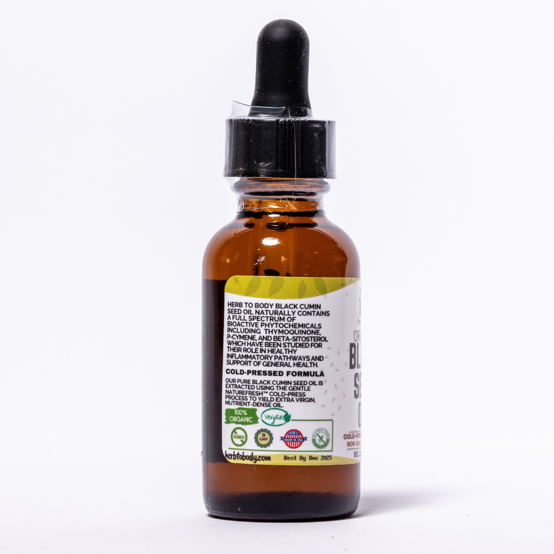 Organic Black Seed Oil: 8oz