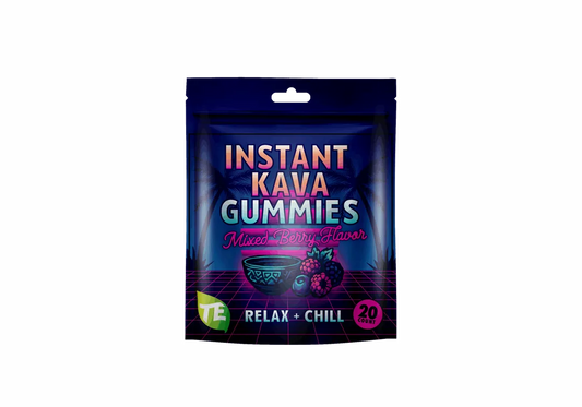 Kava Kava-Infused Gummies (Berry Blast)