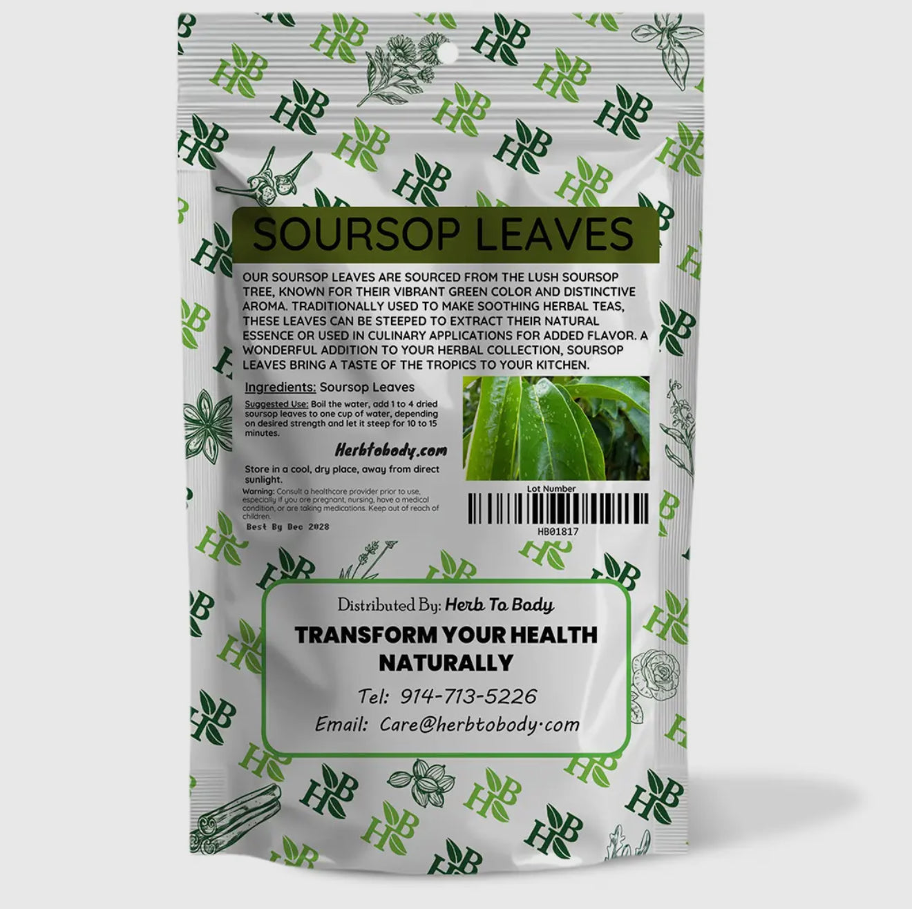 Organic Soursop Leaves 50g - Dried
Leaf | Hoja De Guanabana
