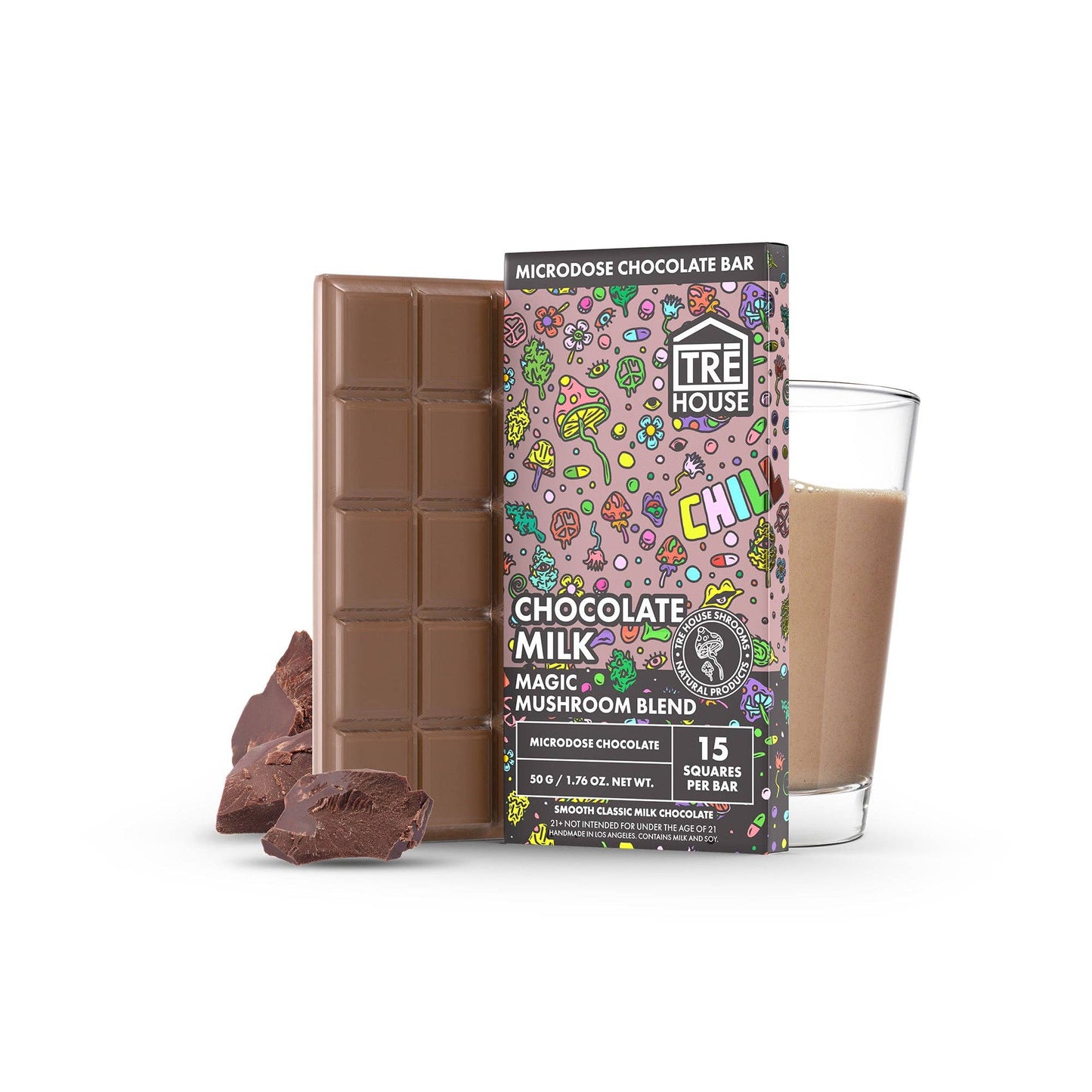 TreHouse Mushroom Chocolate Bar