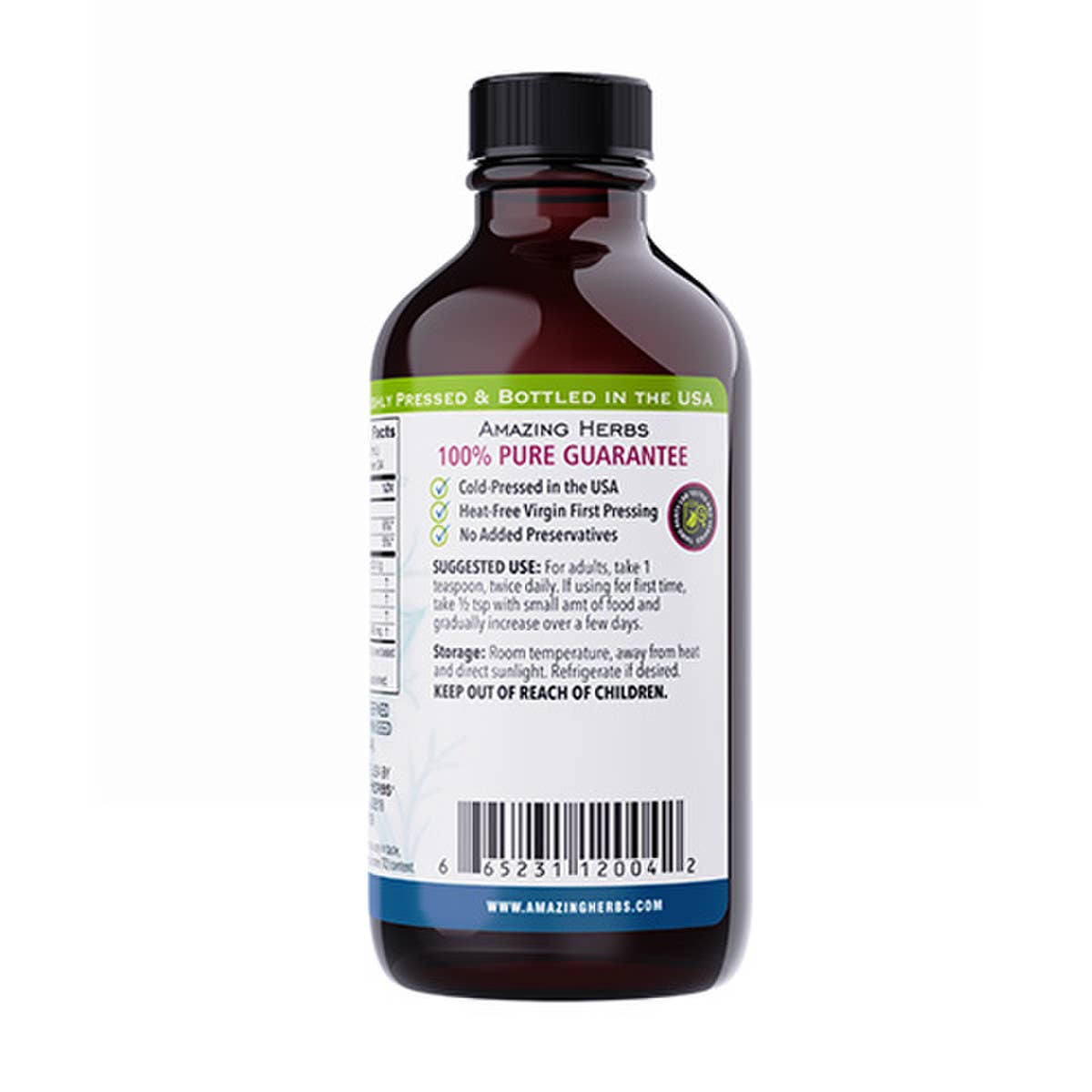 12004 - Premium Black Seed Oil 4oz Bottle