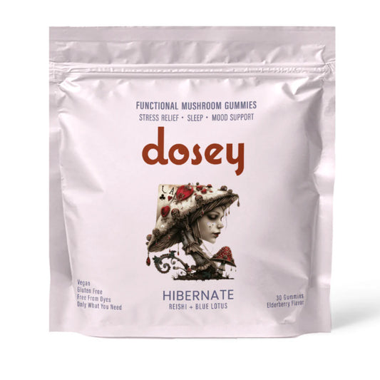 Dosey Hibernate - Functional Mushroom Reishi Blue Lotus Gummies