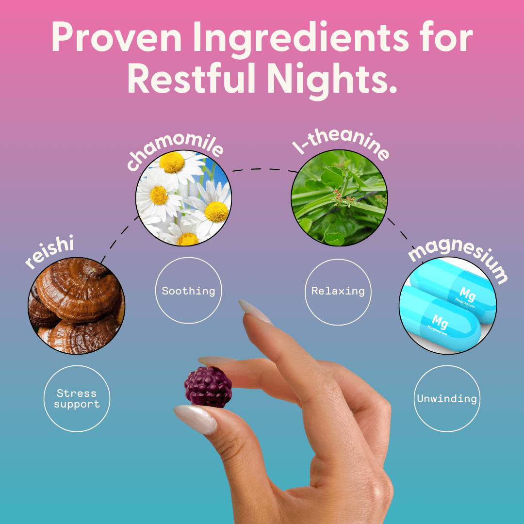 Supermush Daily Sleep Gummies 28 Counts