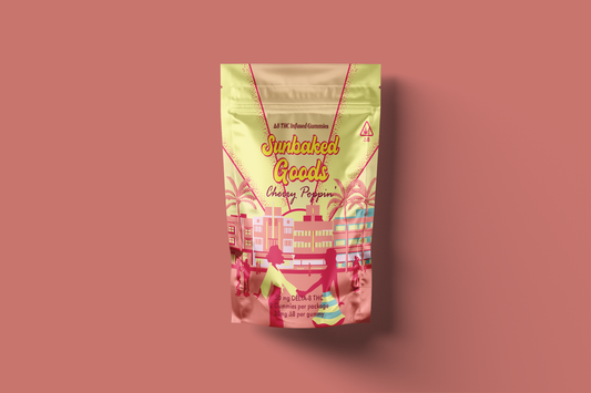 Sunbaked Goods/D8 Gummies/ Cherry Poppin' 10ct