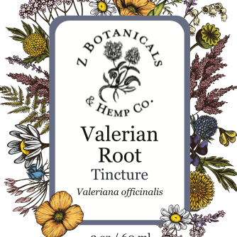 Z Botanicals & Hemp Co. / Tinctures/ Valerian Root